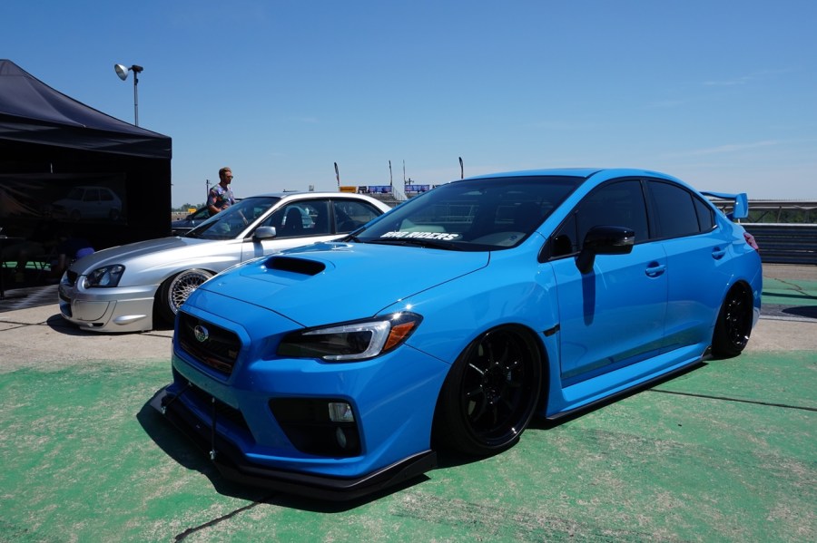 Stanced Subaru WRX