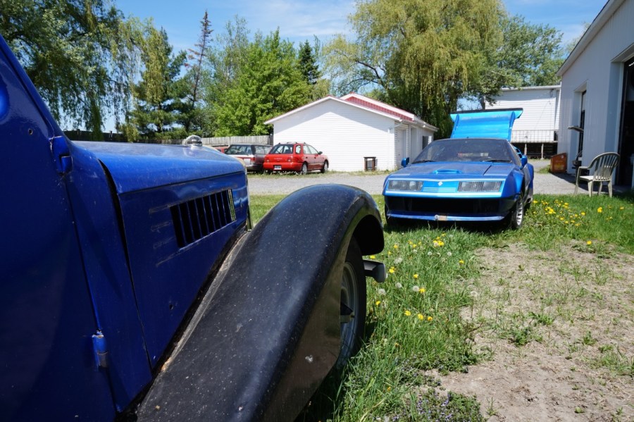 Variety of cars in for care